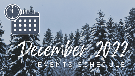 December 2022 In-Person Events Schedule
