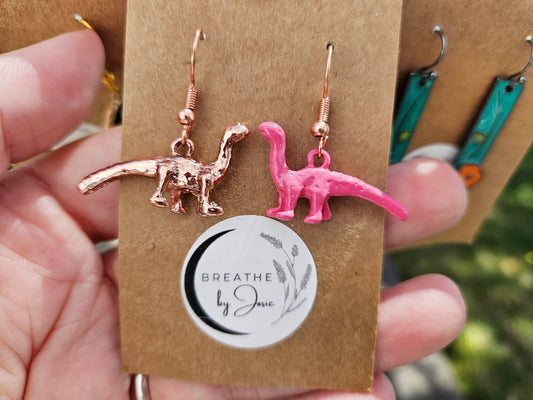 Dinosaur Mismatched Earrings