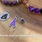 IBD Awareness Purple Wood Bracelet