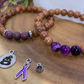 IBD Awareness Gemstone & Wood Bracelet