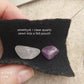 Crystal + Herb Filled Weighted Eye Pillow