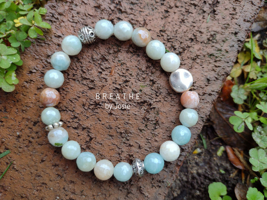 Mystic Amazonite Natural Gemstone Bracelet