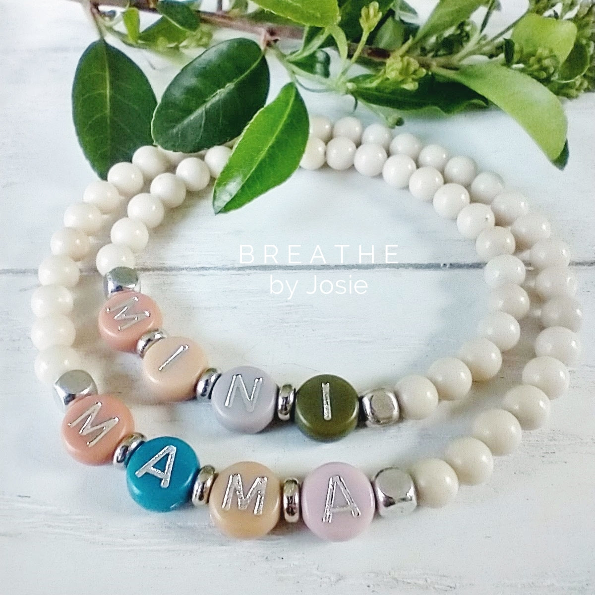 Custom Word Alphabet Bracelet