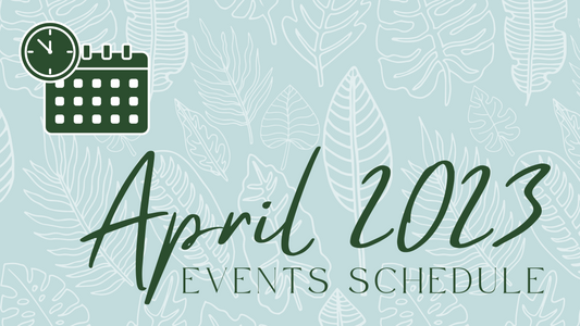 April 2023 In-Person Events Schedule