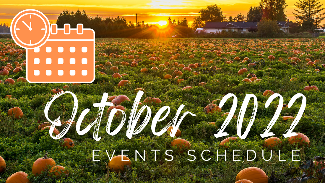 October 2022 In-Person Events Schedule
