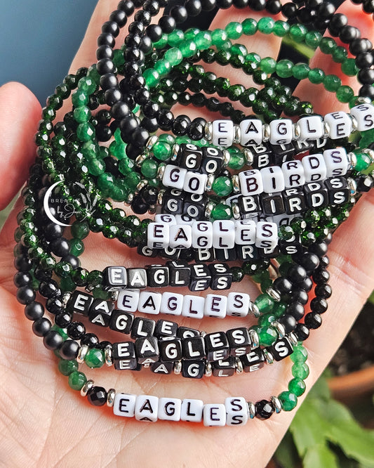 Sports Team Alphabet Bracelet