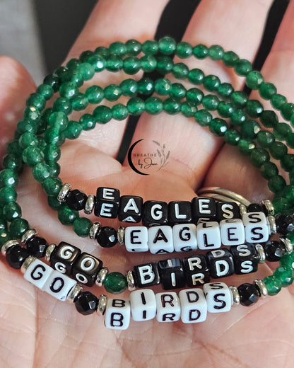 Sports Team Alphabet Bracelet