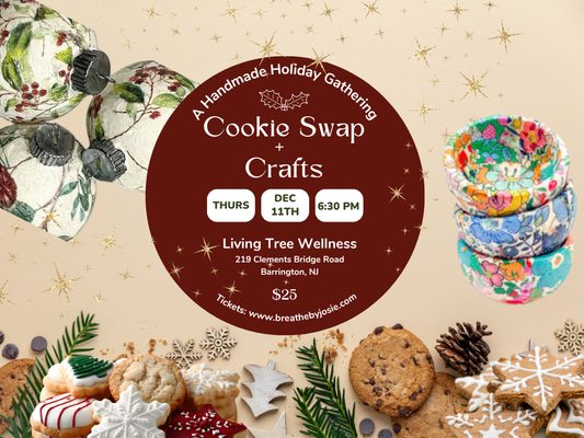 12/11/25 - Cookie Swap + Crafts @ Living Tree Wellness, Barrington
