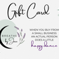 Breathe by Josie Gift Card