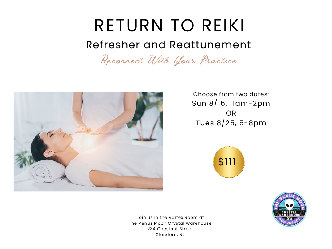 Return to Reiki: Refresher + Reattunement | Reconnect With Your Practice
