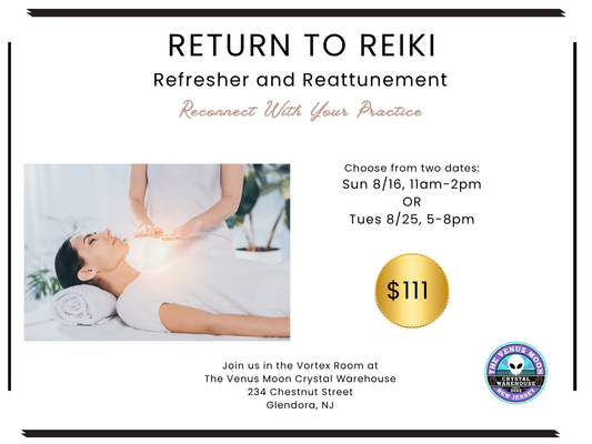 Return to Reiki: Refresher + Reattunement | Reconnect With Your Practice