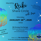 Monday 1/26/26 - Reiki Share Circle @ The Venus Moon Crystal Warehouse, Glendora