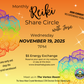 Wednesday 11/19/25 - Reiki Share Circle @ The Venus Moon Crystal Warehouse, Glendora