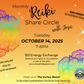 Tuesday 10/14/25 - Reiki Share Circle @ The Venus Moon Crystal Warehouse, Glendora