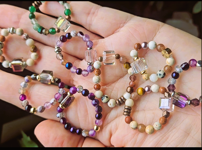 Wed 10/15/25 - Beaded Fidget Rings Making Workshop @ The Venus Moon Crystal Warehouse, Glendora