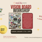 Sun 1/11/26 - Vision Board Workshop @ Center for the Healing Arts, Voorhees