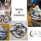 Custom 'Words of Intention' Alphabet Bracelet