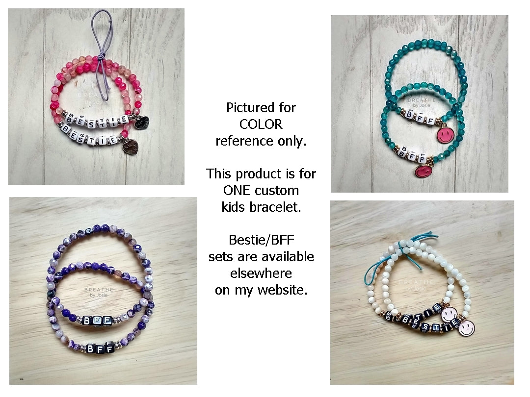 Custom Kids Alphabet Bracelet