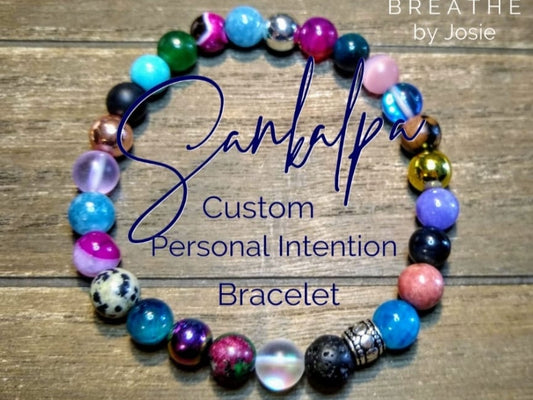 Custom Personal Intention Sankalpa Bracelet