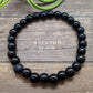 Black Tourmaline 8” Mala Bracelet