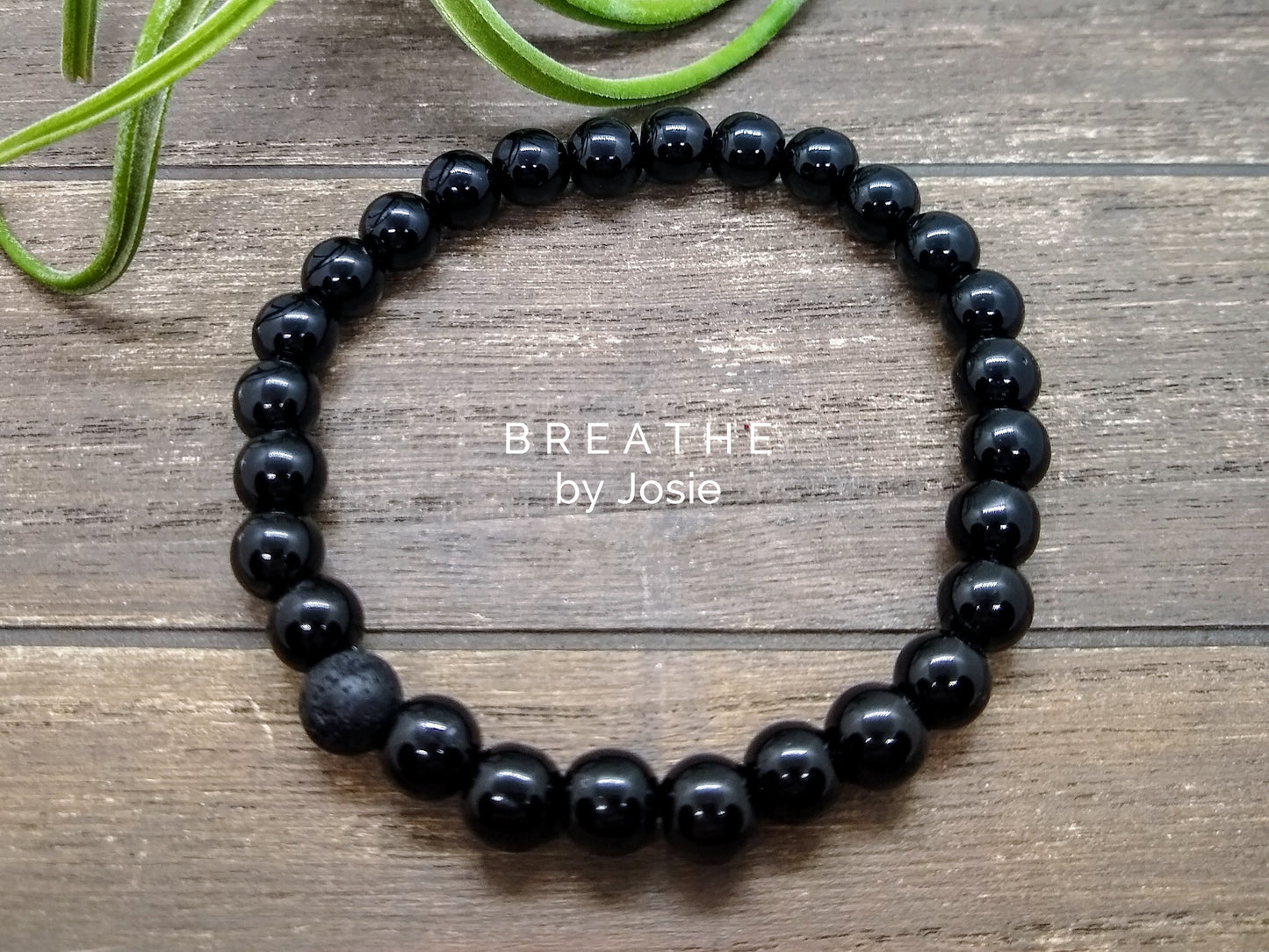 Black Tourmaline 8” Mala Bracelet