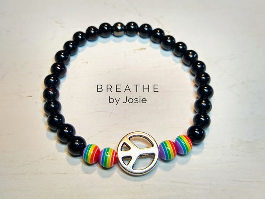 Rainbow LGBT+ Pride Mala Bracelet