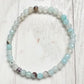 Blue Agate Gemstone Mini Bracelet