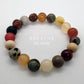 Chunky Mixed Earth Tone Gemstone Mala Bracelet (OOAK)