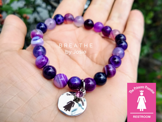 IBD Awareness Gemstone Bracelet