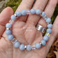Aquamarine March Birthstone Genuine Gemstone Bracelet