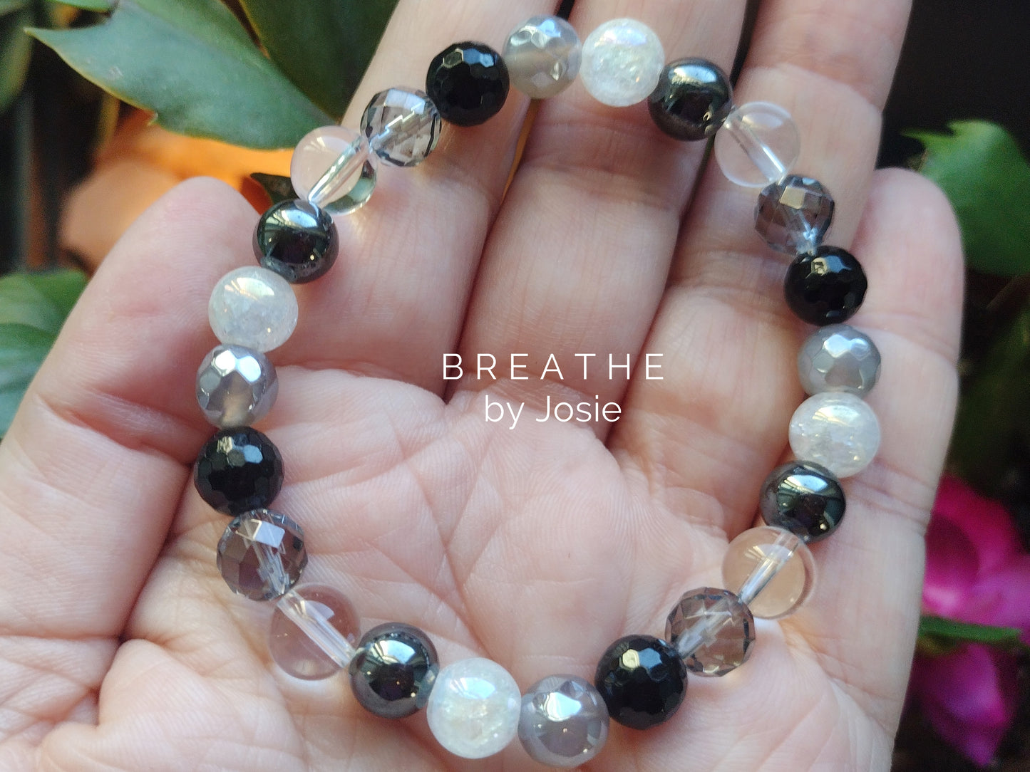 Manifest + Protect Mixed Genuine Natural Gemstone Mala Bracelet