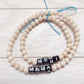 Custom Word Alphabet Bracelet