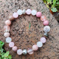 Self-love Mixed Pinks Genuine Natural Gemstone Mala Bracelet