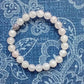 Mystic Rose Quartz  Natural Gemstone Mala Bracelet