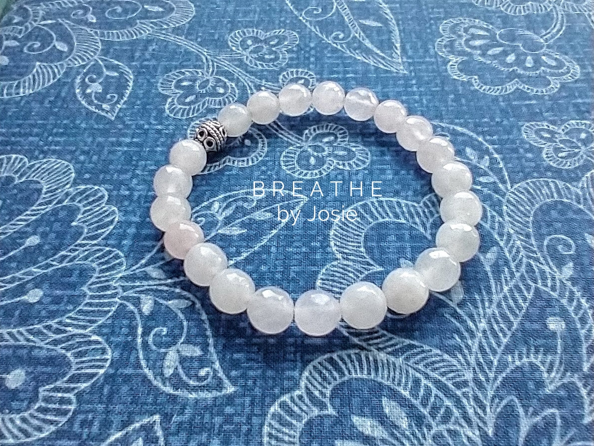 Mystic Rose Quartz  Natural Gemstone Bracelet