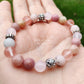 Mixed Pinks II Genuine Natural Gemstone Bracelet
