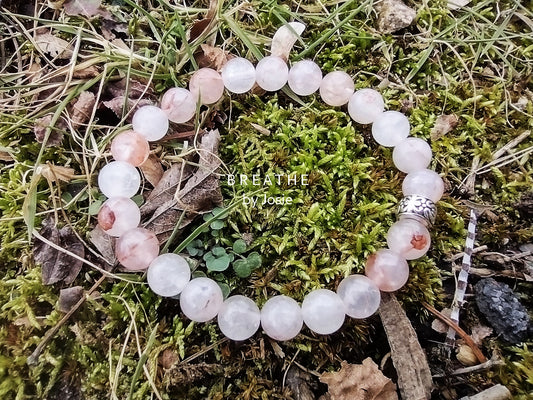 Red Hematoid Quartz Crystal Bracelet