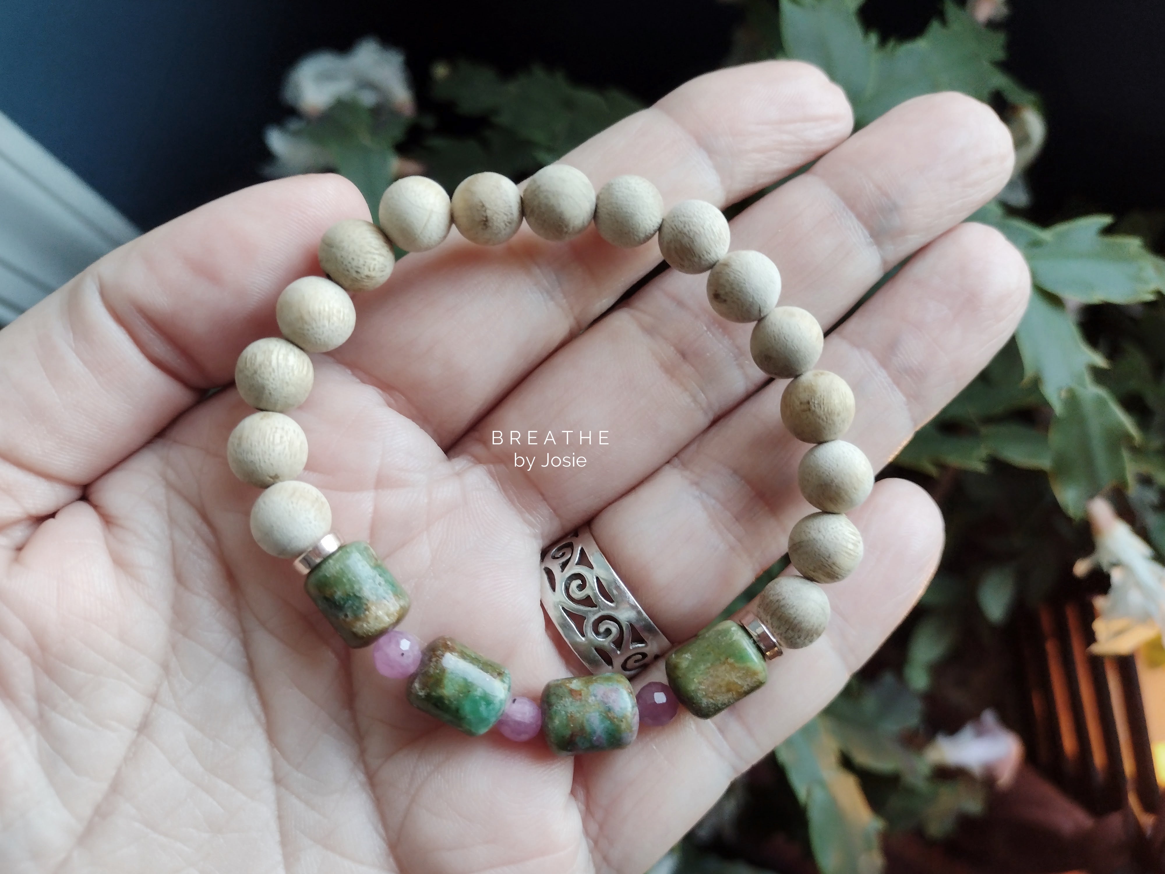 Green Aventurine Japa Mala Necklace 108  1 Beads Healing Crystals