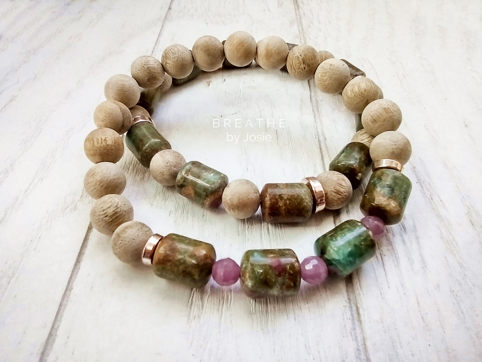 Certified Moss Agate Mala Original  Natural Gemstone  Shivaago