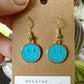 Smiley Face Dangle Earrings