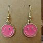 Smiley Face Dangle Earrings
