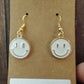 Smiley Face Dangle Earrings