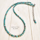 Turquoise + Silver Gemstone Necklace