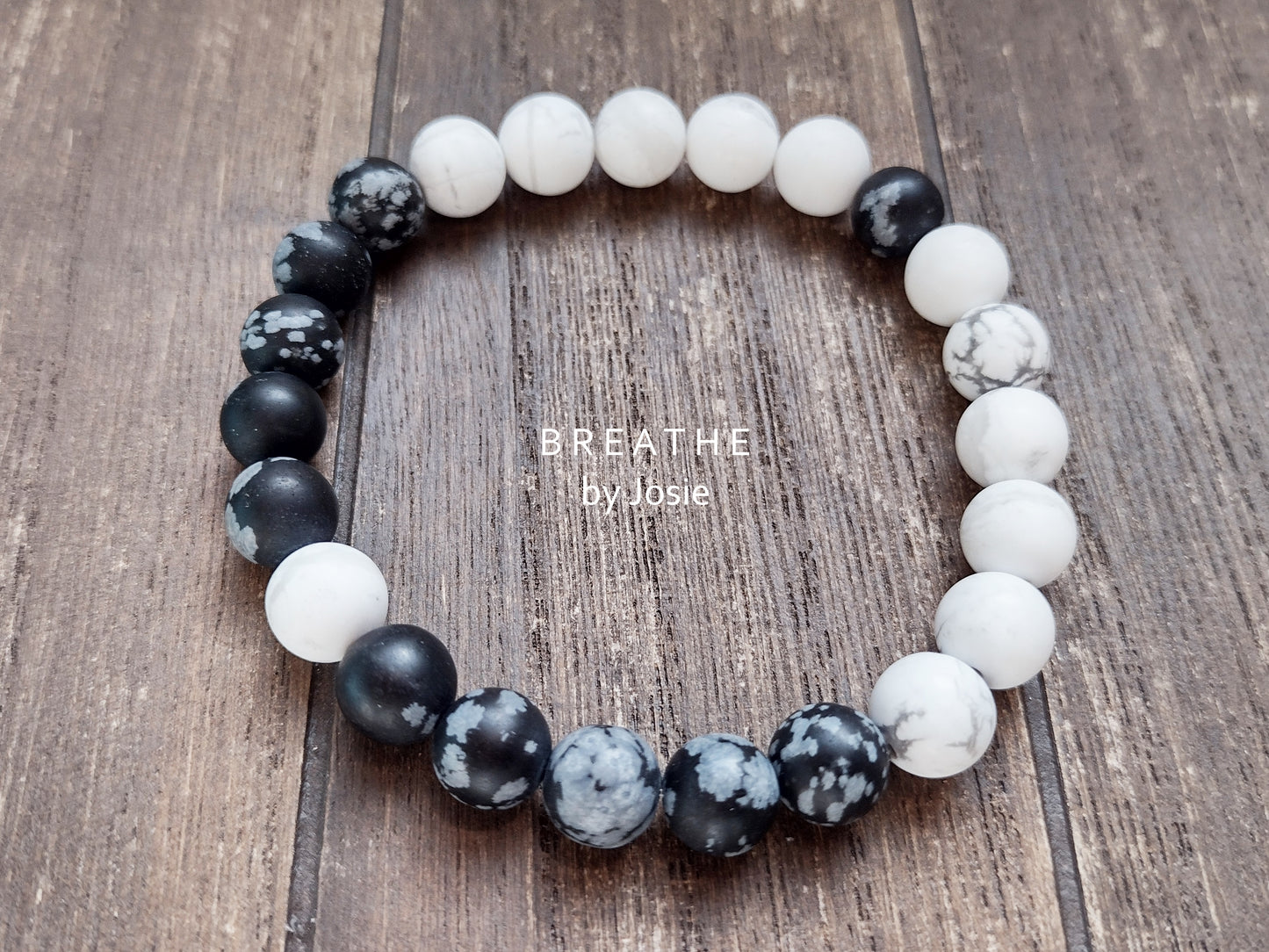 Yin Yang Balance Beaded Gemstone Bracelet